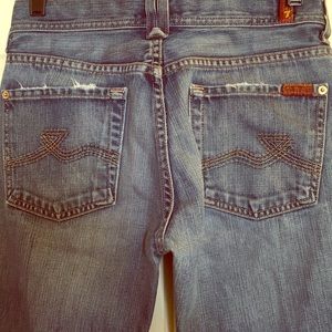 Vintage distressed seven jeans